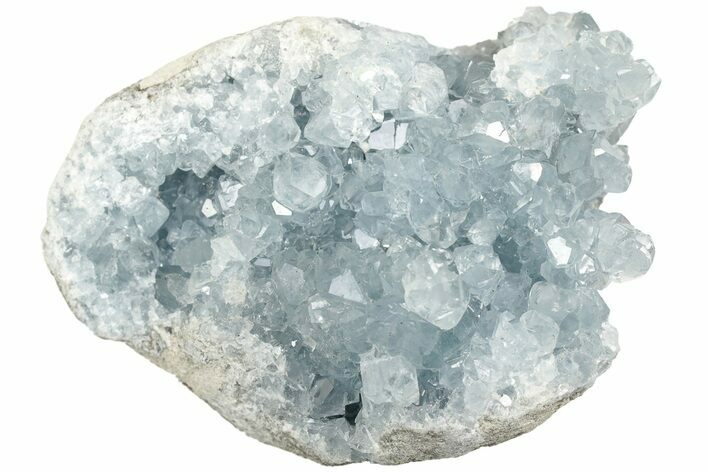 Sparkly Celestine (Celestite) Crystal Cluster - Madagascar #220792